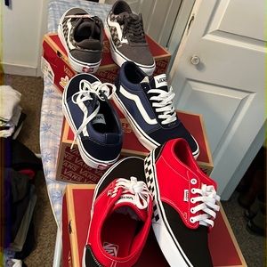 SOLD Vans low top bundle
